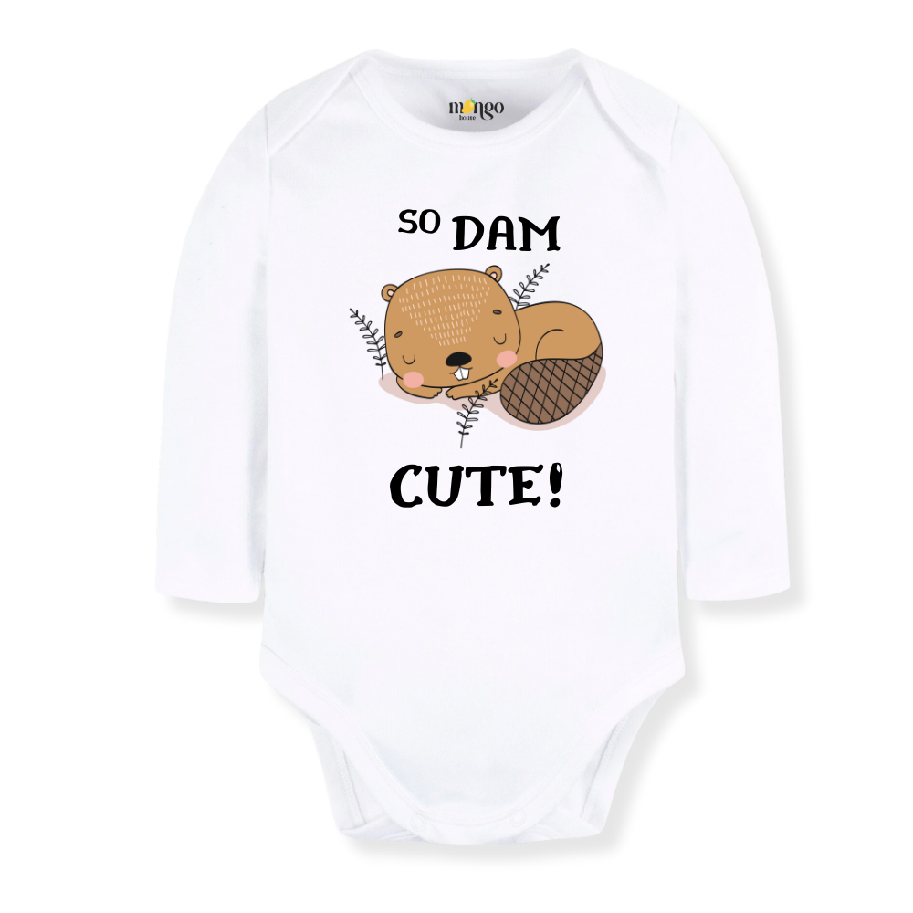 So Dam Cute Baby Bodysuit, Kids & Toddler T-Shirt – Cute Otter Animals Baby Clothes for Boys Girls