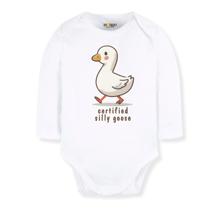 Certified Silly Goose Baby Bodysuit, Kids & Toddler T-Shirt – Funny Goose Outfit
