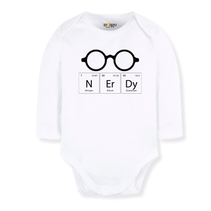 NERDY Periodic Table Funny Science Themed Outfit for Baby Bodysuit, Kids & Toddler Tsshirt