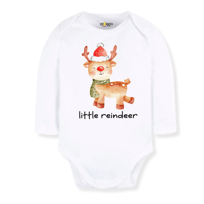 Little Reindeer Christmas Baby Bodysuit, Kids & Toddler T-Shirt – Cute Christmas Outfit