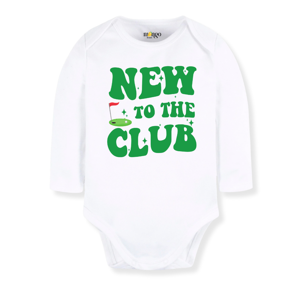 New to the club Golfing Baby Bodysuit Toddler & Kids T-Shirt, Golf Outfit Golfing Baby Clothes