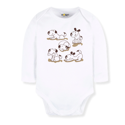 Cute Dogs Baby Bodysuit, Children & Adult T-Shirt – Playful Puppy Outfit