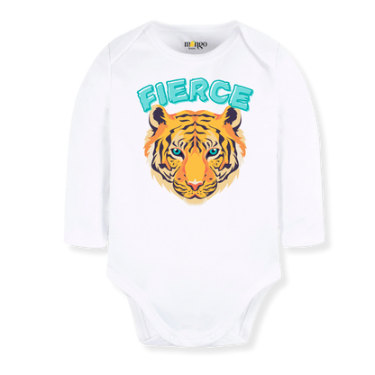 Fierce Tiger Tshirt for Kids Toddler Tee Cute Baby Clothes Animals Tee