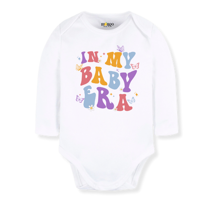 In My Baby Era Cute Baby Bodysuit, Retro Toddler & Kids T-Shirt, Newborn Gift