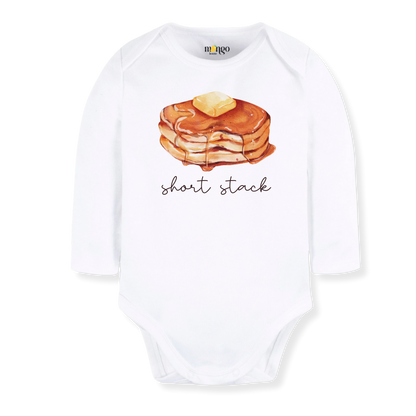 Short Stack Baby Bodysuit, Kids & Toddler T-Shirt – Cute Pancakes Baby Clothes for Boys Girls