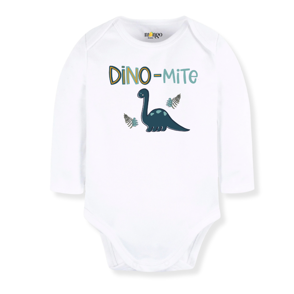 Dino-mite Dinosaur Tshirt Dino Baby Bodysuit Toddler & Kids T-Shirt, Dinosaur Outfit