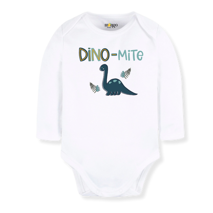 Dino-mite Dinosaur Tshirt Dino Baby Bodysuit Toddler & Kids T-Shirt, Dinosaur Outfit