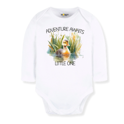 Adeventure Awaits Little One Baby Bodysuit, Kids & Toddler T-Shirt – Cute Animals Outfit