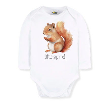 Little Squirrel Baby Bodysuit, Kids & Toddler T-Shirt – Cute Squirrel Animals Baby Clothes for Boys Girls