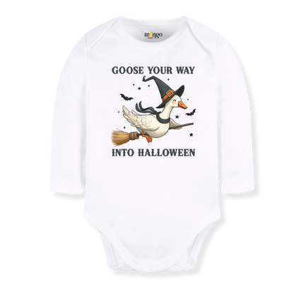 Goose Your Way Into Halloween Baby Bodysuit, Toddler & Kids T-Shirt – Cute Halloween Outfit