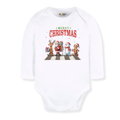 Friends Merry Christmas Baby Bodysuit, Kids & Toddler T-Shirt – Funny Christmas Outfit
