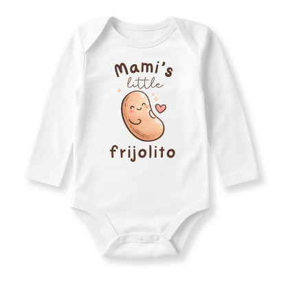 Mama's Little Frijolito Shirt - Cute Bean Baby Bodysuit - Matching Family Outfits