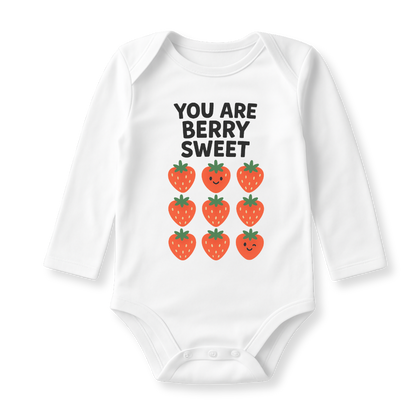 You are Berry Sweet Sweater – Baby Onesie | Toddler & Kids Tee | Unisex Strawberry Outfit