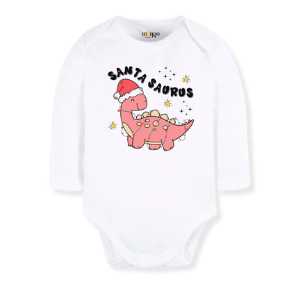 Santa Saurus Christmas Baby Bodysuit Toddler & Kids T-Shirt, Christmas Outfit for Girls Baby Clothes
