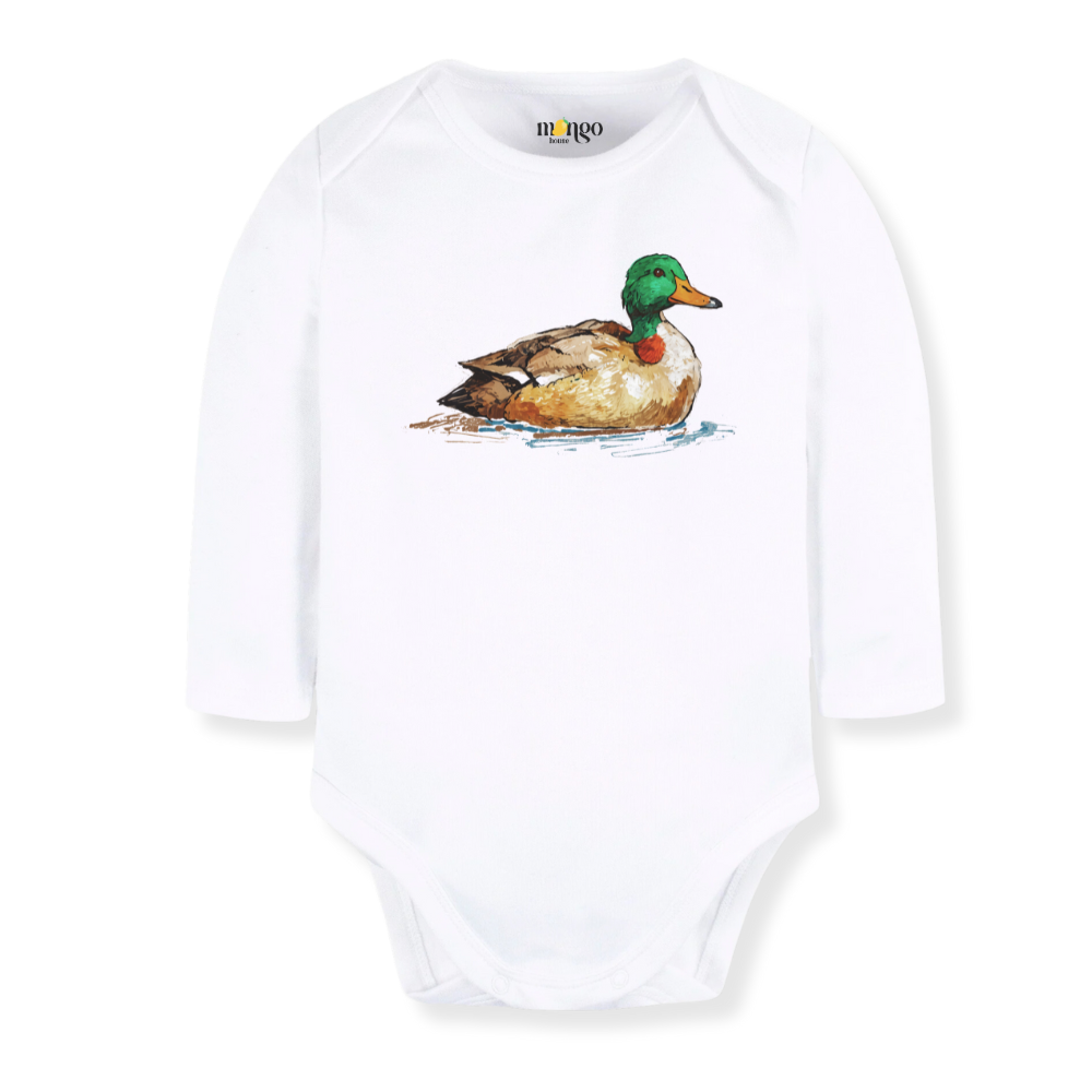 Mallard Wild Duck Baby Bodysuit, Kids & Toddler T-Shirt – Cute Duck Outfit