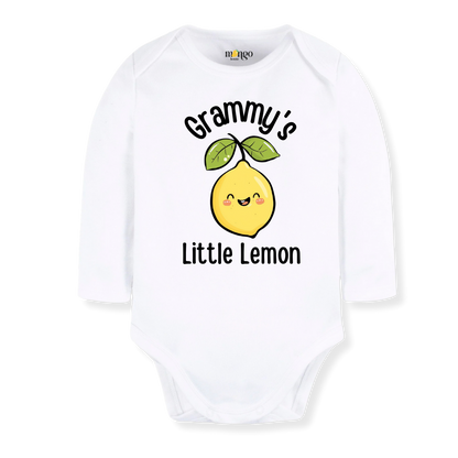 Grammy's Little Lemon Baby Bodysuit Toddler & Kids T-Shirt, Gift for Grandma, Cute Lemon Tee