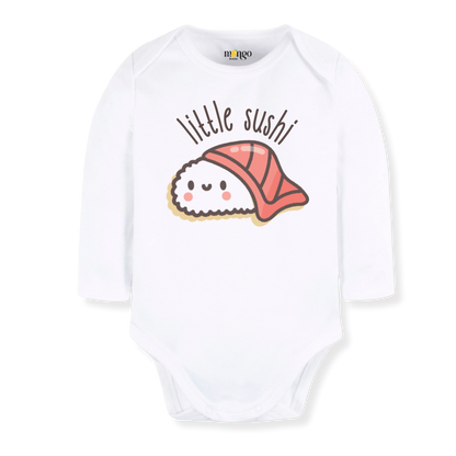 Little Sushi Baby Bodysuit, Kids & Toddler T-Shirt – Cute Sushi Outfit Foodie Shirt for Boys Girls