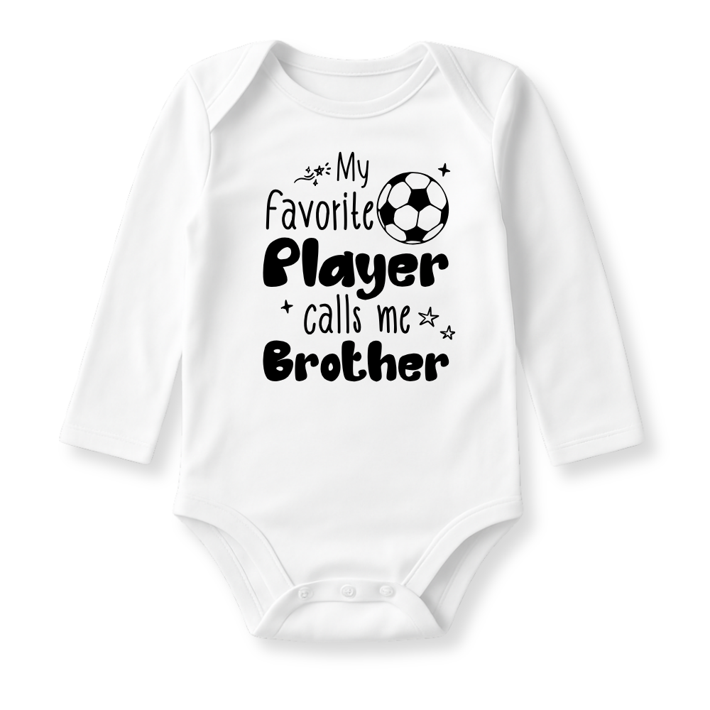 Soccer Brother Baby Bodysuit - Brother T-Shirt Family Outfit