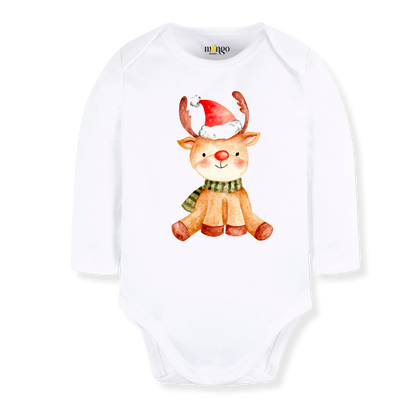 Cute Reindeer Christmas Baby Bodysuit, Kids & Toddler T-Shirt – Cute Christmas Outfit