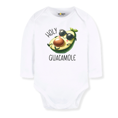 Holy Guacamole Funny & Cute Baby Bodysuit, Kids & Toddler Tshirt, Avocado Sweater