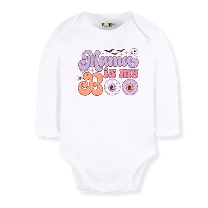 Mama is My Boo Baby Bodysuit, Halloween Toddler & Kids T-Shirt - Cute Halloween Outfit