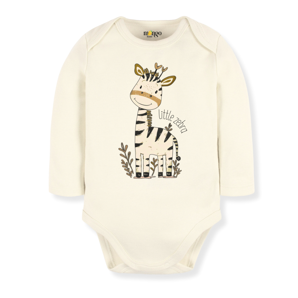 Little Zebra Baby Bodysuit, Kids & Toddler T-Shirt – Cute Zebra Animals Baby Clothes for Boys Girls