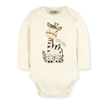 Little Zebra Baby Bodysuit, Kids & Toddler T-Shirt – Cute Zebra Animals Baby Clothes for Boys Girls