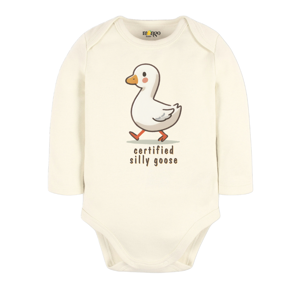 Certified Silly Goose Baby Bodysuit, Kids & Toddler T-Shirt – Funny Goose Outfit