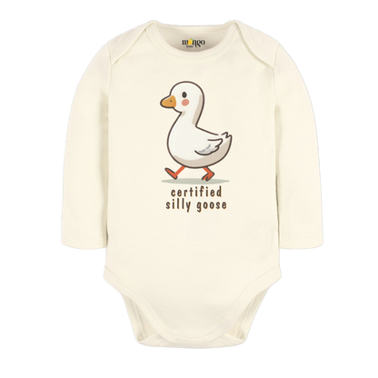 Certified Silly Goose Baby Bodysuit, Kids & Toddler T-Shirt – Funny Goose Outfit
