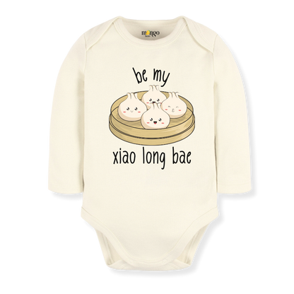 Be My Xiao Long Bae Baby Bodysuit – Cute Dumpling Design Kids T-shirt & Toddler Tee, Dimsum Sweatshirt