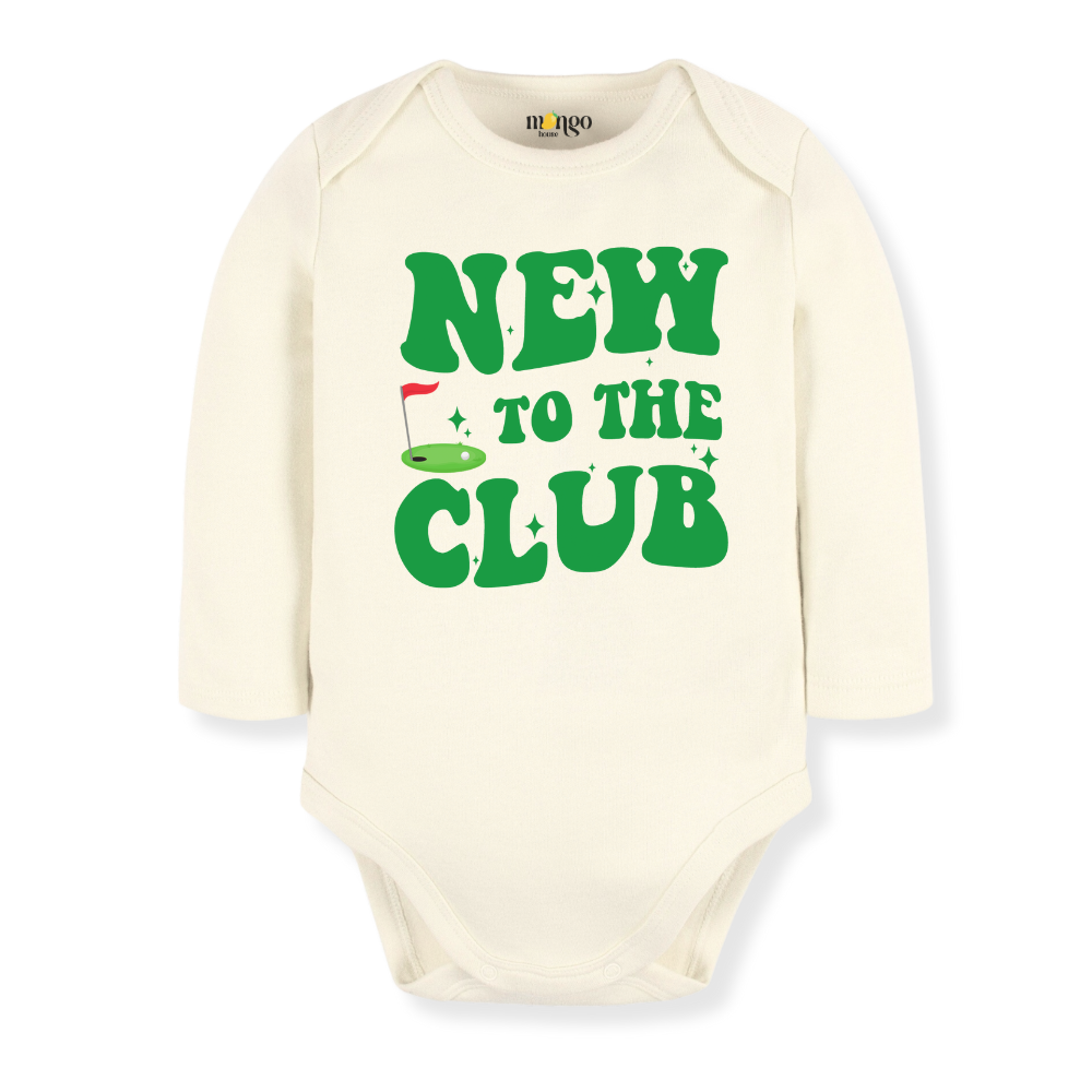 New to the club Golfing Baby Bodysuit Toddler & Kids T-Shirt, Golf Outfit Golfing Baby Clothes