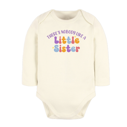There's Nobody like a Little Sister T-Shirt, Sister Baby Bodysuit, Family Matching
