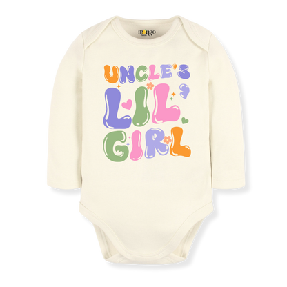 Uncle's Lil Girl Baby Bodysuit Toddler & Kids T-Shirt, Gift for Niece Tshirt Cute Girls Clothes