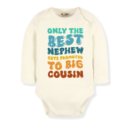 Big Cousin Baby Bodysuit, Toddler & Kids T-Shirt - Gift for Nephew or Cousin Announcement Outfit