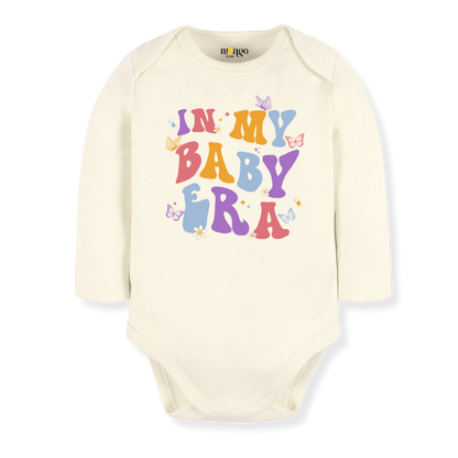 In My Baby Era Cute Baby Bodysuit, Retro Toddler & Kids T-Shirt, Newborn Gift