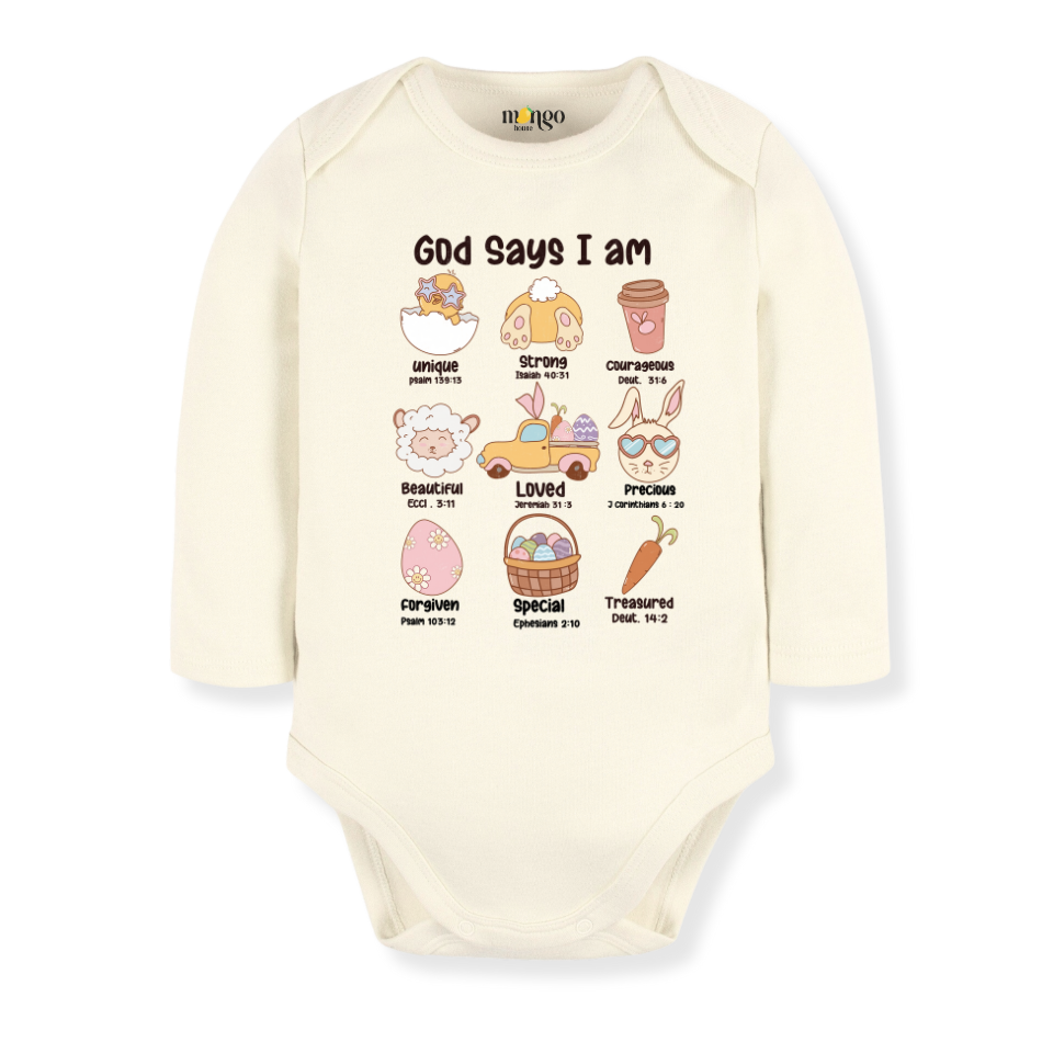 baby onesie onsie clothes girl boy funny newborn gifts outfit toddler infant jersey apparel daddy shirt baby shower kids unisex bodysuit little cute cool clothing mommy cotton newborn name personalized christian religious catholic Easter