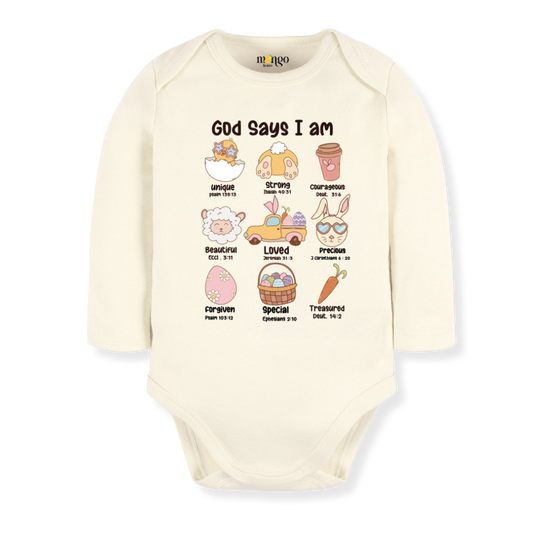 baby onesie onsie clothes girl boy funny newborn gifts outfit toddler infant jersey apparel daddy shirt baby shower kids unisex bodysuit little cute cool clothing mommy cotton newborn name personalized christian religious catholic Easter