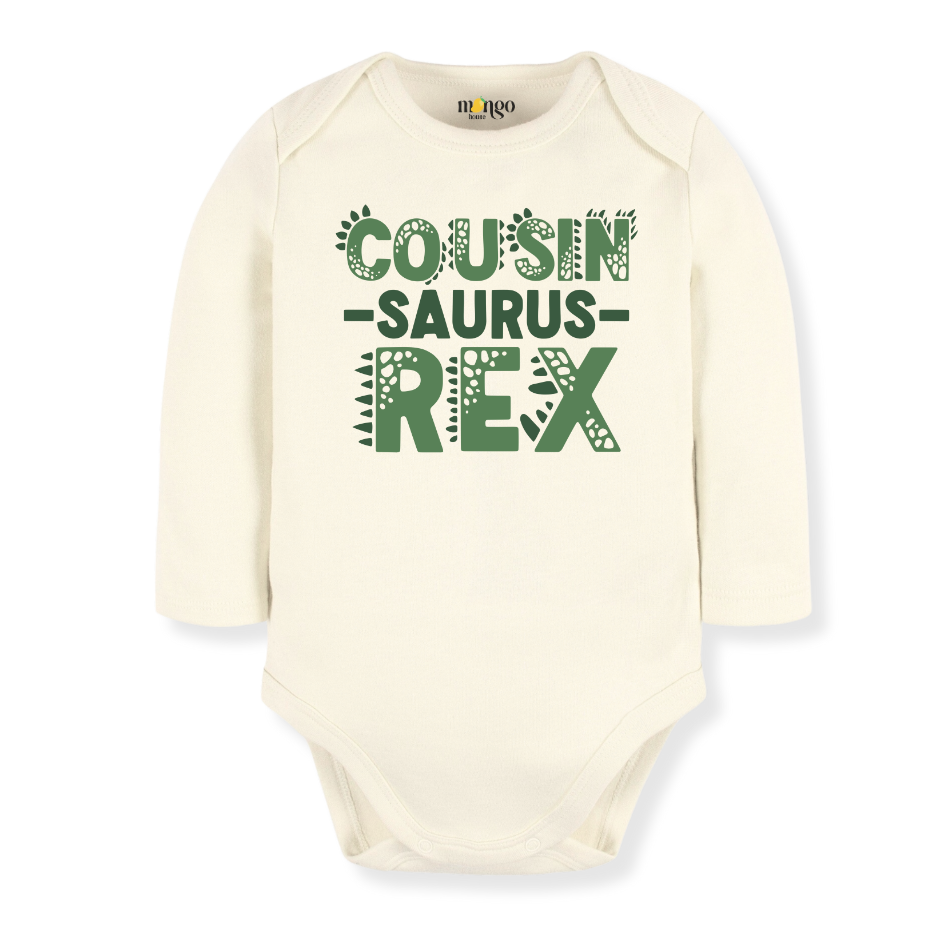 Cousin Saurus Baby Bodysuit, Cousin Kids' T-Shirt – Fun Cousin Announcement Outfit