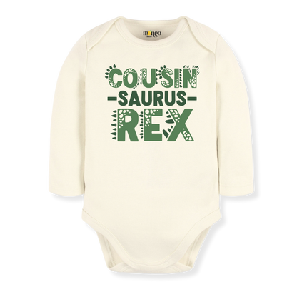 Cousin Saurus Baby Bodysuit, Cousin Kids' T-Shirt – Fun Cousin Announcement Outfit