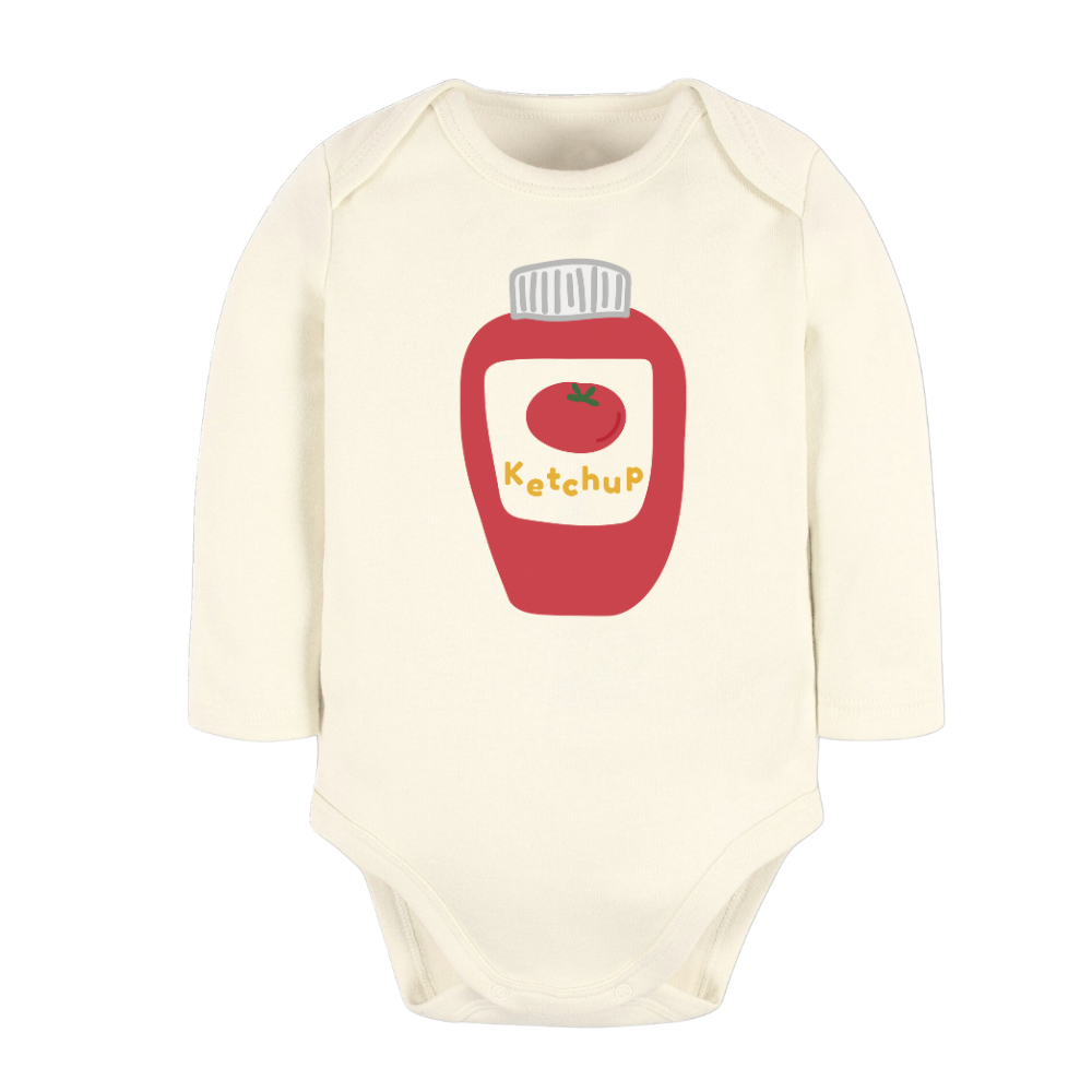 Ketchup Baby Bodysuit - Ketchup Graphic Tee - Family Outfit