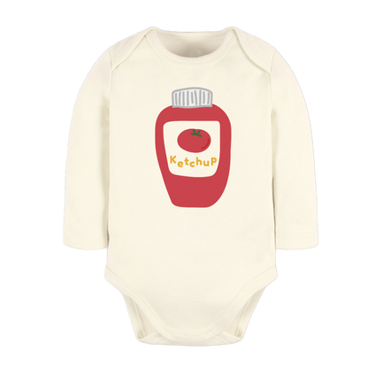 Ketchup Baby Bodysuit - Ketchup Graphic Tee - Family Outfit