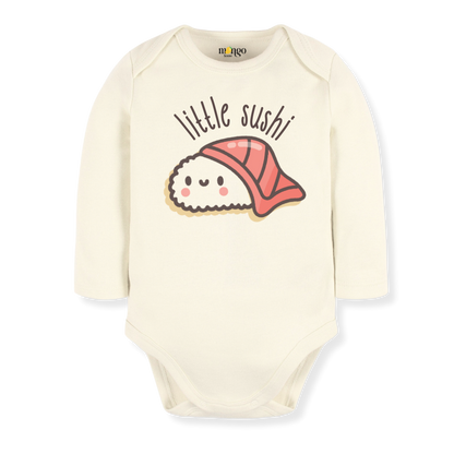 Little Sushi Baby Bodysuit, Kids & Toddler T-Shirt – Cute Sushi Outfit Foodie Shirt for Boys Girls