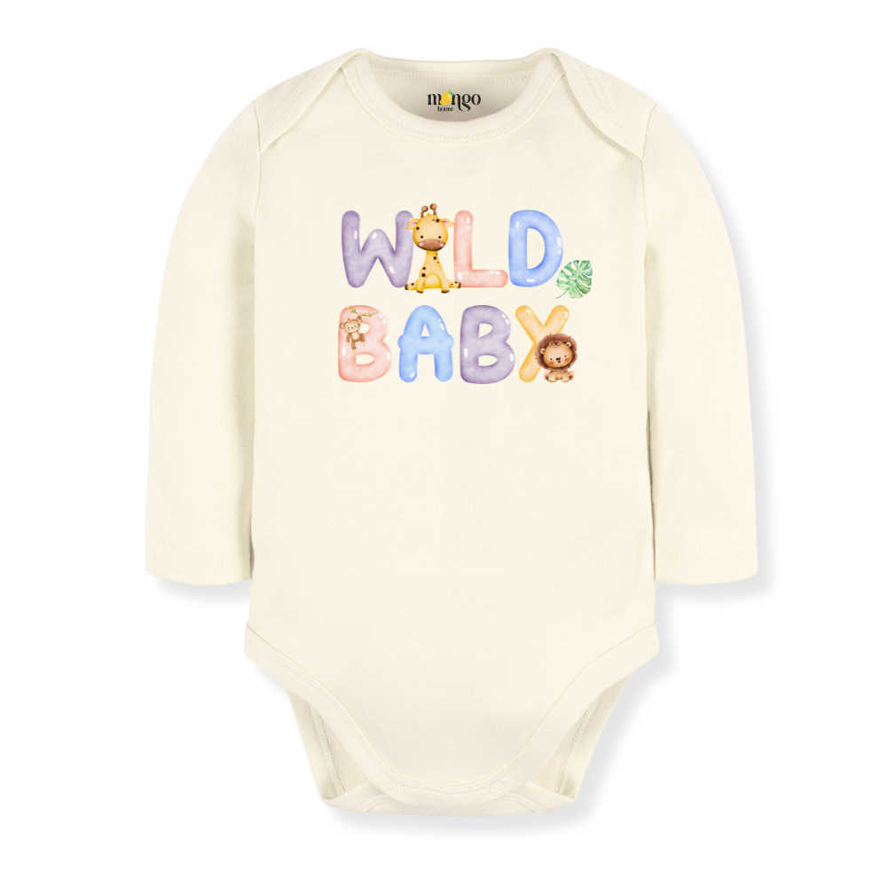 Wild Baby Baby Bodysuit, Kids & Toddler T-Shirt – Safari Cute Animals Baby Clothes for Boys Girls