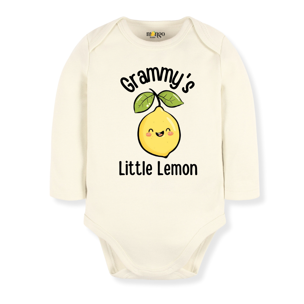 Grammy's Little Lemon Baby Bodysuit Toddler & Kids T-Shirt, Gift for Grandma, Cute Lemon Tee