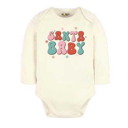 Santa Baby Tshirt Christmas Baby Bodysuit, Kids & Toddler T-Shirt – Family Xmas Outfit
