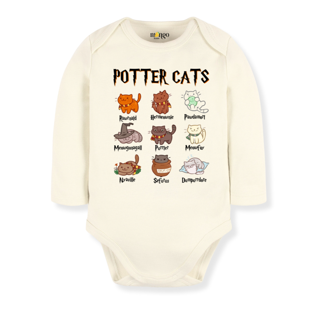Potter Cats Tshirt Cat Baby Bodysuit Toddler & Kids T-Shirt, Cat Outfit Cat Baby Clothes