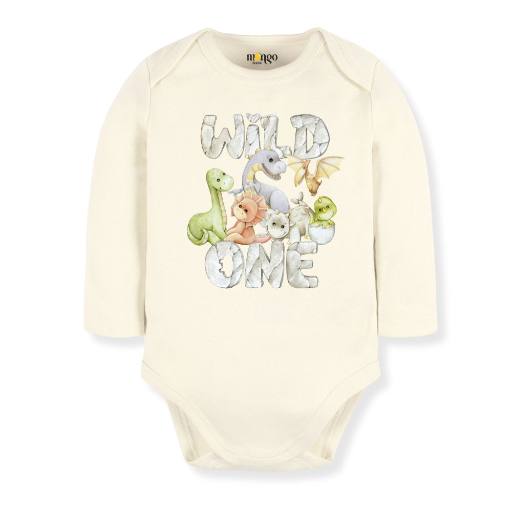 Wild One Tshirt Dinosaur Baby Bodysuit Toddler & Kids T-Shirt, Dinosaur Outfit Dino Baby Clothes