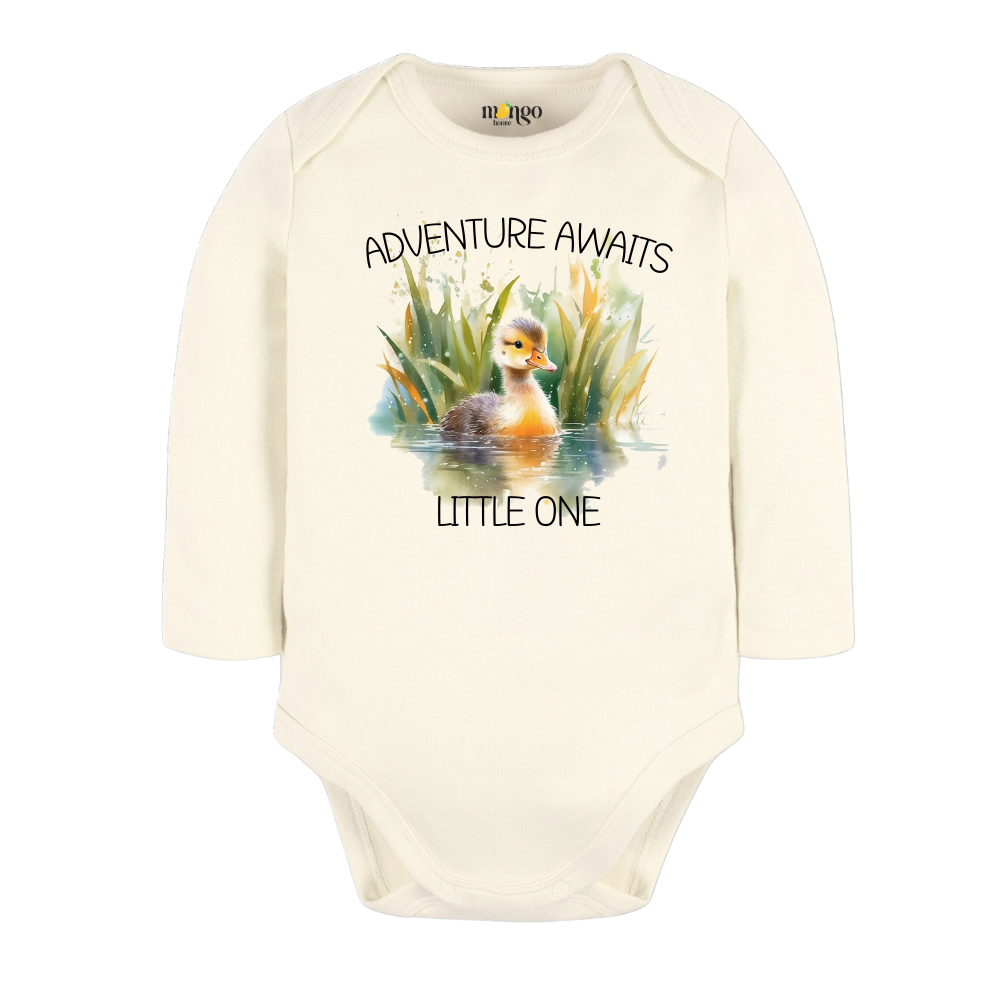Adeventure Awaits Little One Baby Bodysuit, Kids & Toddler T-Shirt – Cute Animals Outfit