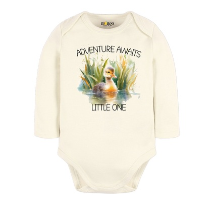 Adeventure Awaits Little One Baby Bodysuit, Kids & Toddler T-Shirt – Cute Animals Outfit