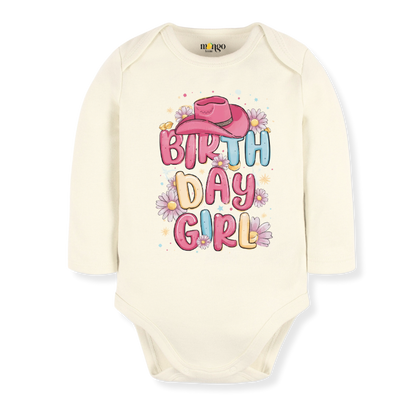 Howdy Birthday Girl Tshirt Cute Baby Bodysuit, Toddler & Kids T-Shirt, Premium Clothes Birthday Gift for Girl
